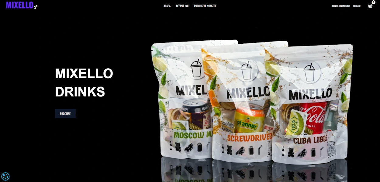 Dezvoltare platforma web cu functionalitati avansate - Mixello